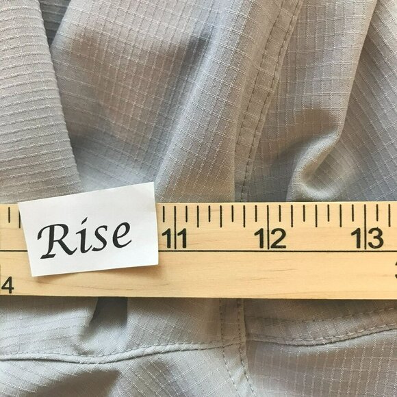 George Men's Flat Front Bermuda Golf Shorts Size 40 in Light Gray Activewear - Picture 12 of 14